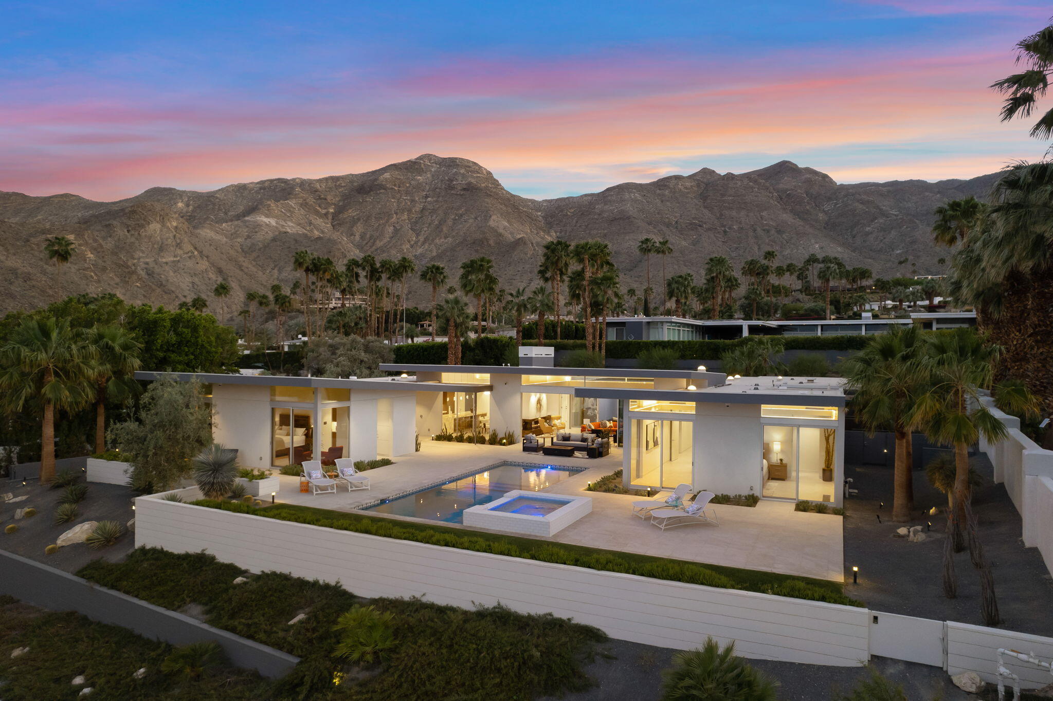 70263 Sonora Road Rancho Mirage, CA 92270 - Photo 75 of 98 a view of a lake with a mountain view