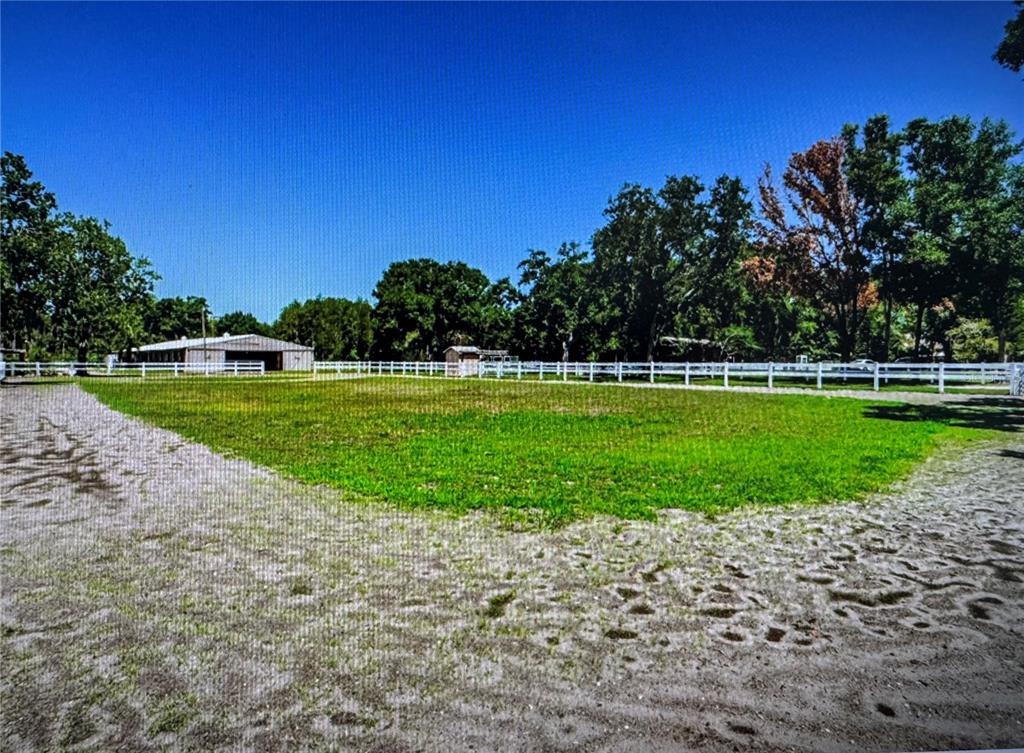a view of a golf course