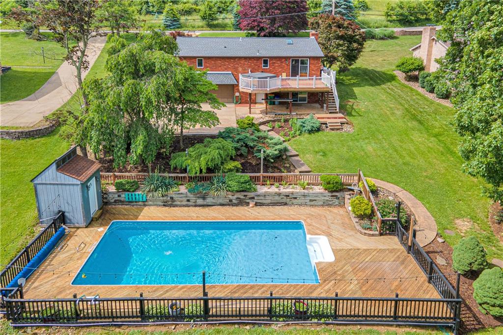 122 Fulton Road Canonsburg, PA 15317 - Photo 25 of 25 a view of a swimming pool with lounge chair