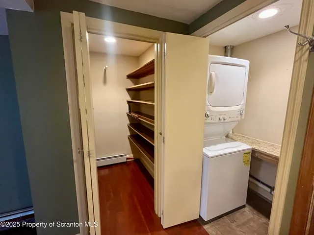 a room with storage and utility