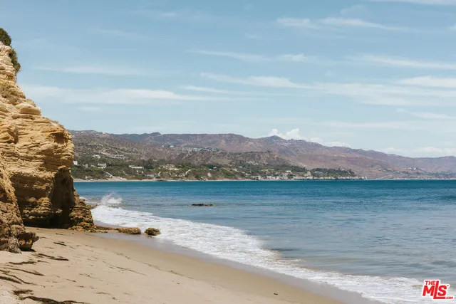 a view of lake and mountain