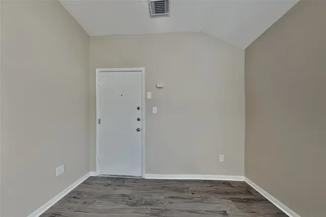 a view of an empty room