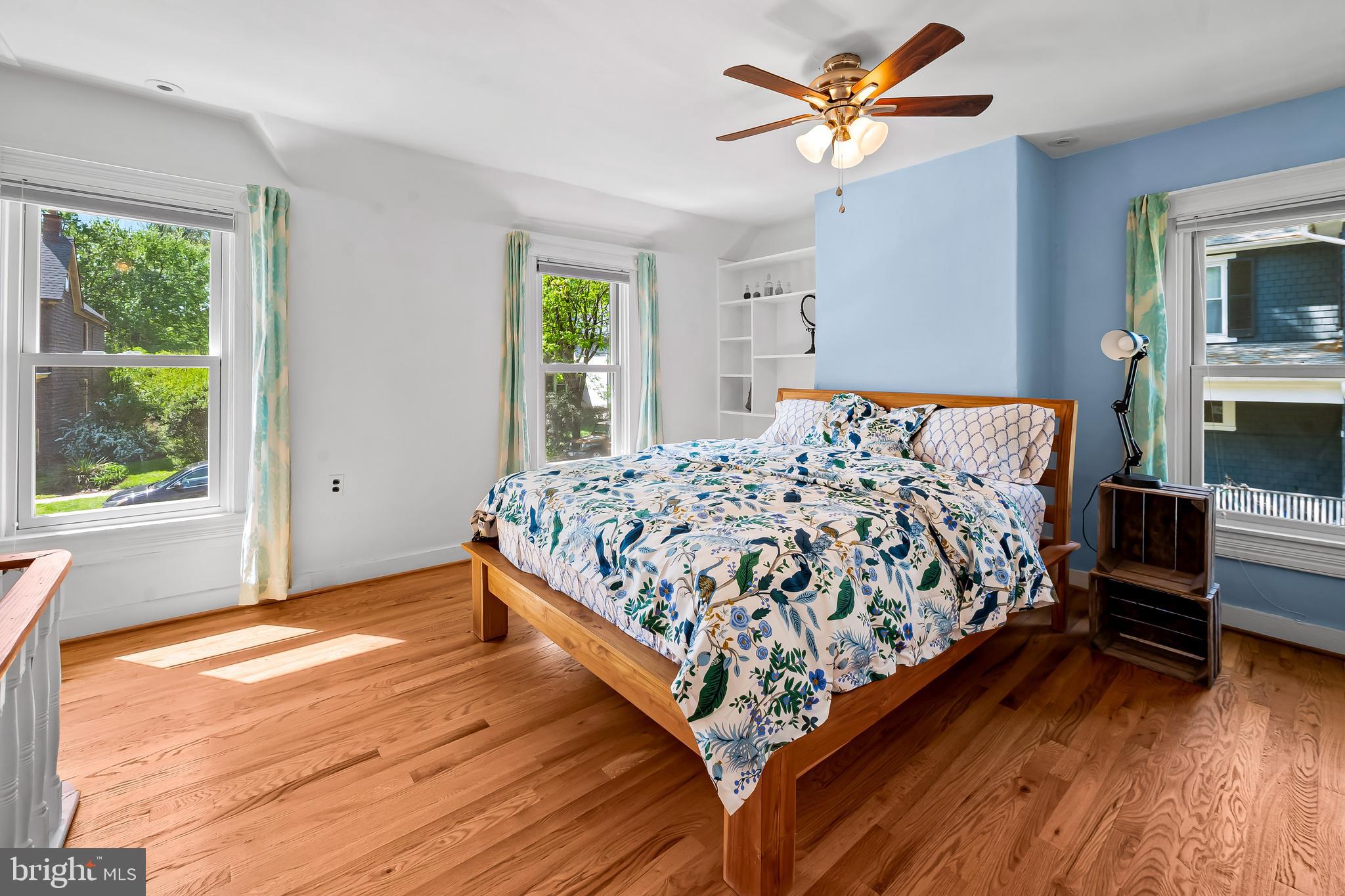 4605 Schenley Road Baltimore, MD 21210 - Photo 24 of 44 a bed sitting in a bedroom next to a window