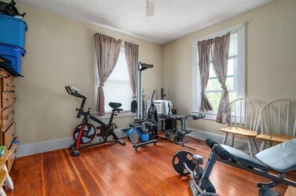 6 Rayner Street Blackstone, MA 01504 - Photo 16 of 33 a view of a room with gym equipment