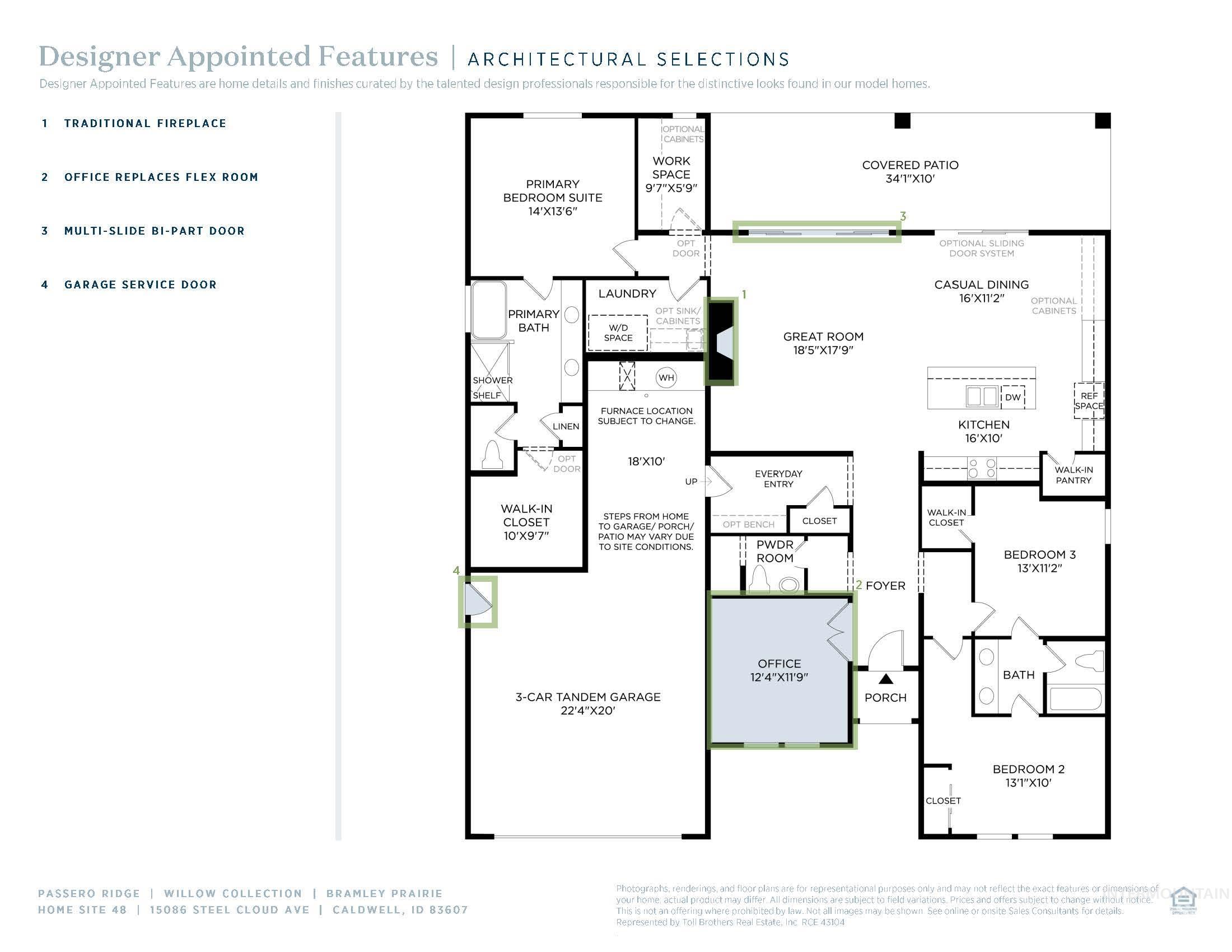 15086 Steel Cloud Avenue Caldwell, ID 83607 - Photo 41 of 41 View of floor plan / room layout