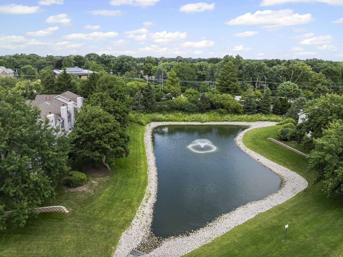 111 Cathy Lane Mount Prospect, IL 60056 - Photo 31 of 36 an aerial view of a house with a yard