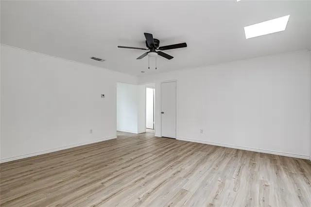 wooden floor in an empty room