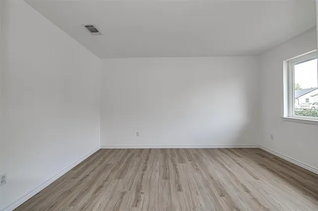 wooden floor in a room