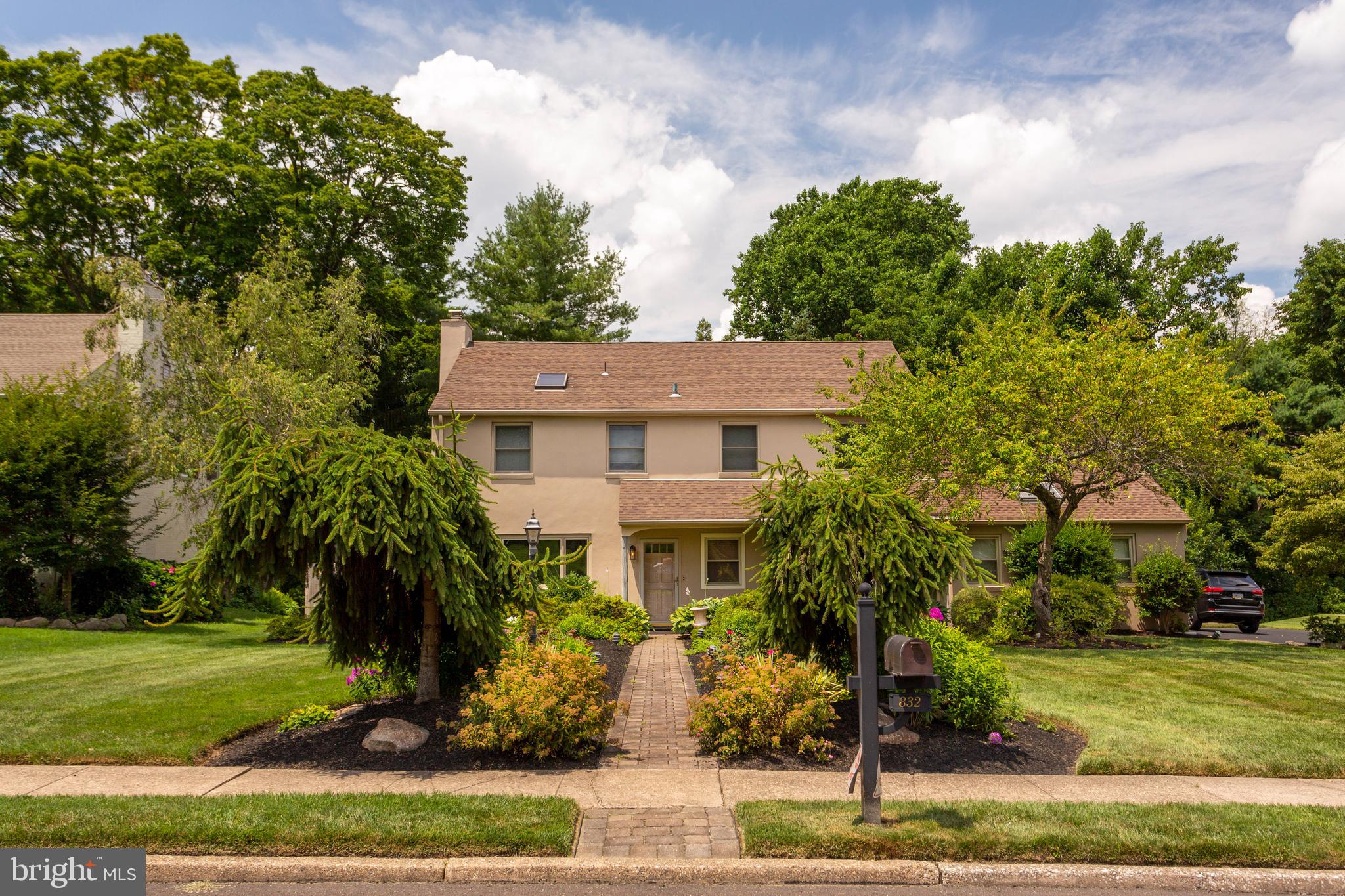 832 Winter Road Rydal, PA 19046 - Photo 2 of 2 a front view of a house with garden