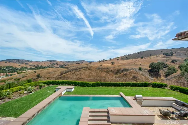 an outdoor view with patio