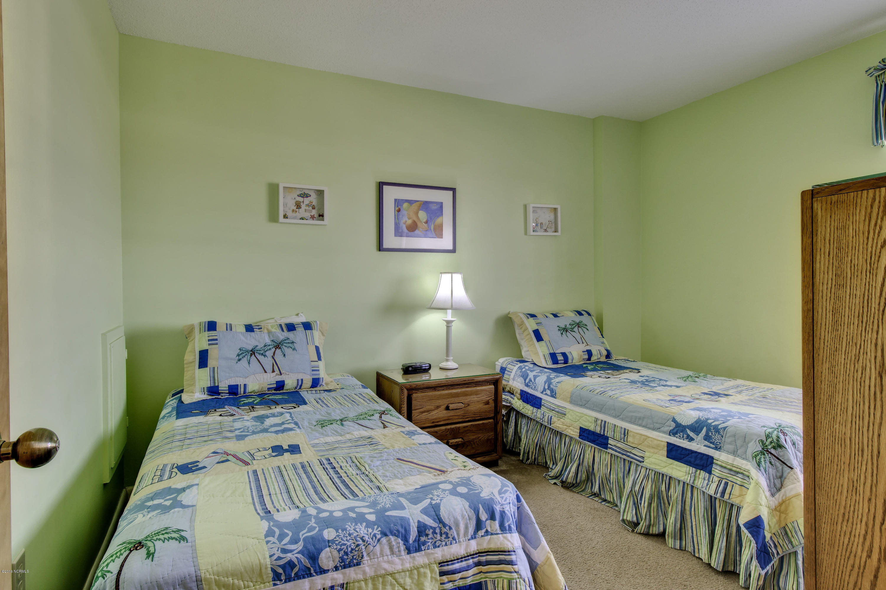 1505 Salter Path Road, Unit 508 Indian Beach, NC 28512 - Photo 13 of 15 Guest bedroom 2. Guest bedroom area can be closed off if kids are sleeping & adults are still playing!