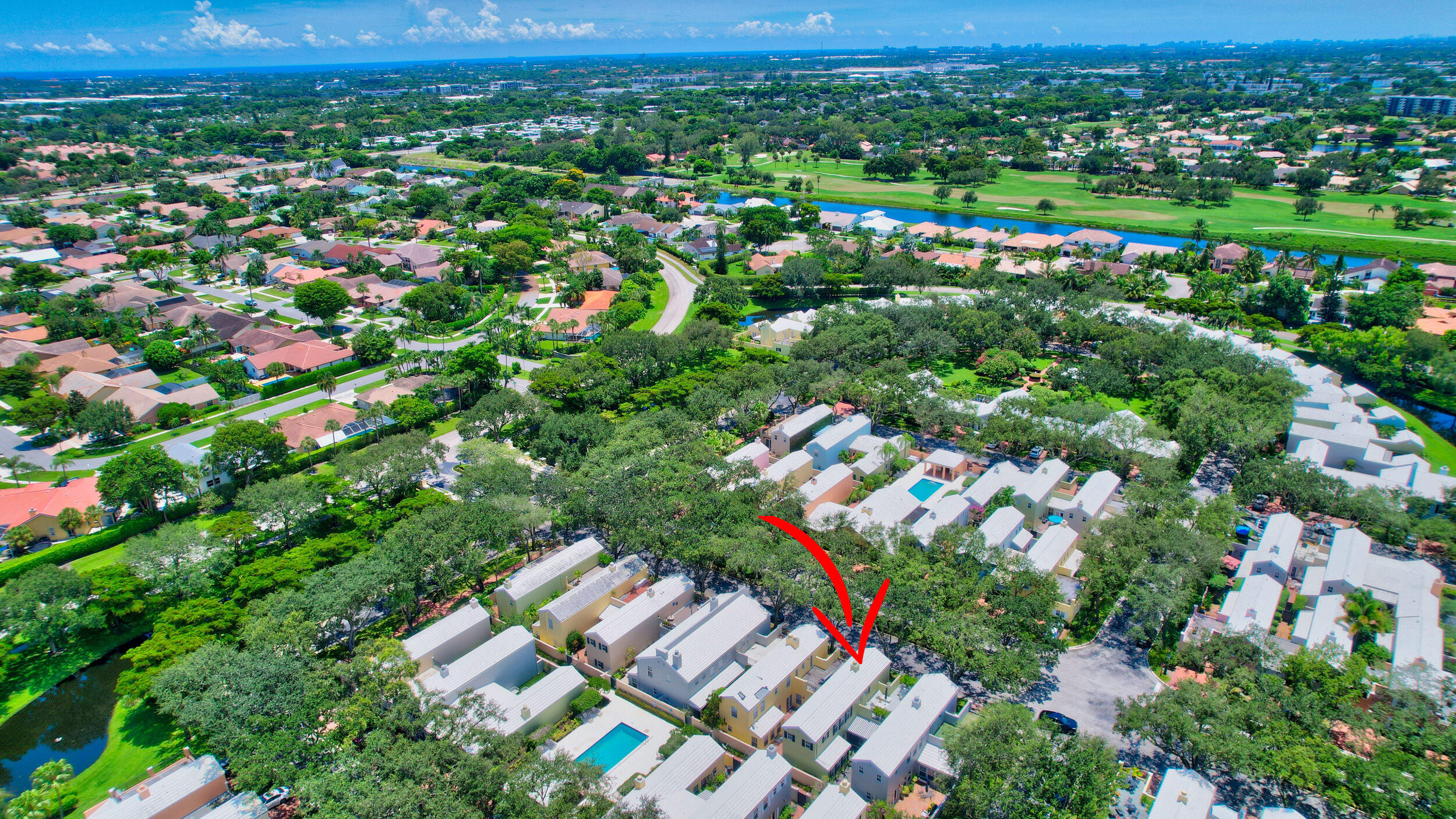 5907 Catesby Street Boca Raton, FL 33433 - Photo 30 of 31 AERIAL VIEW OF PROPERTY...