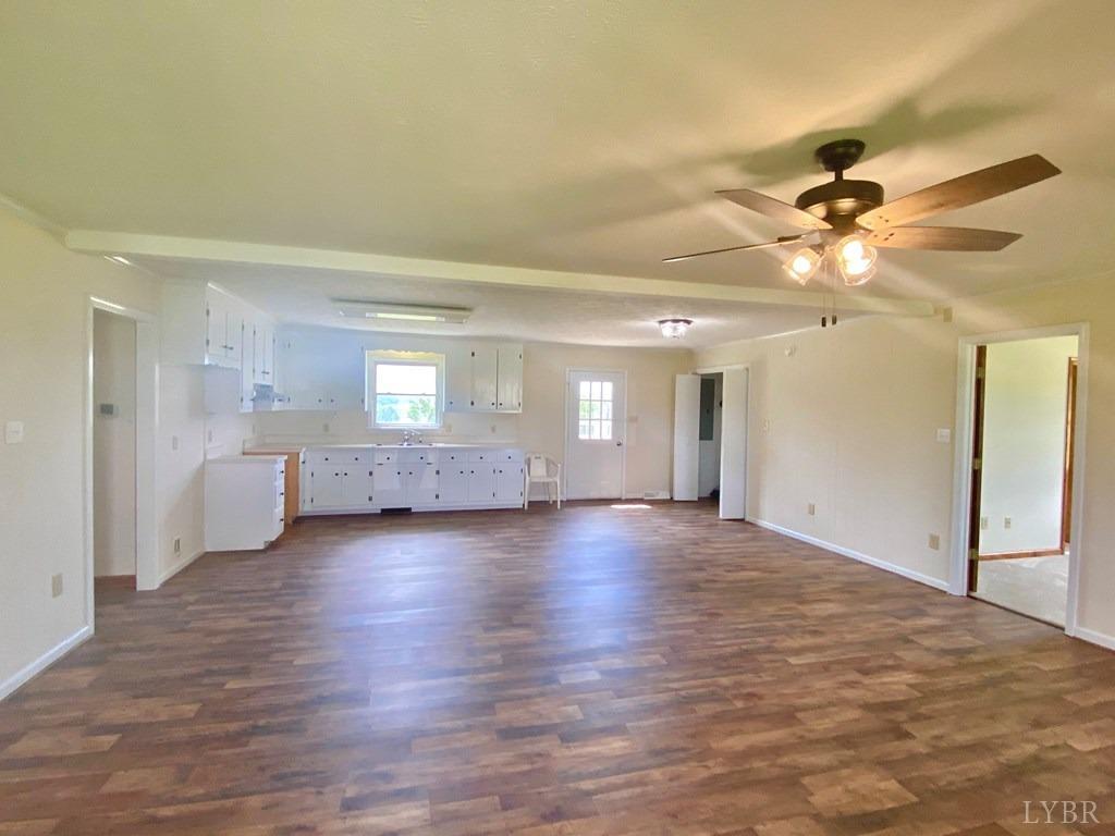 2568 Five Forks Road Pamplin, VA 23958 - Photo 5 of 22 a view of a kitchen with a sink and a window