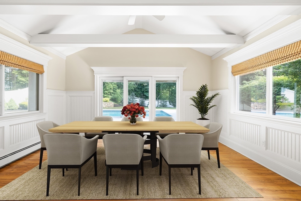 17 Appleton Road Natick, MA 01760 - Photo 14 of 42 a dining room with furniture and window
