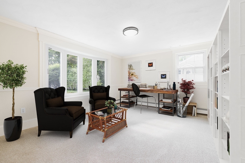 17 Appleton Road Natick, MA 01760 - Photo 18 of 42 a living room with furniture and a large window