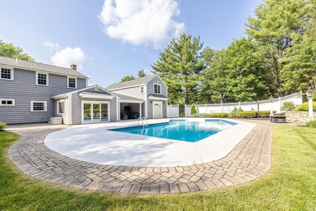 17 Appleton Road Natick, MA 01760 - Photo 41 of 42 a view of outdoor space yard swimming pool and patio