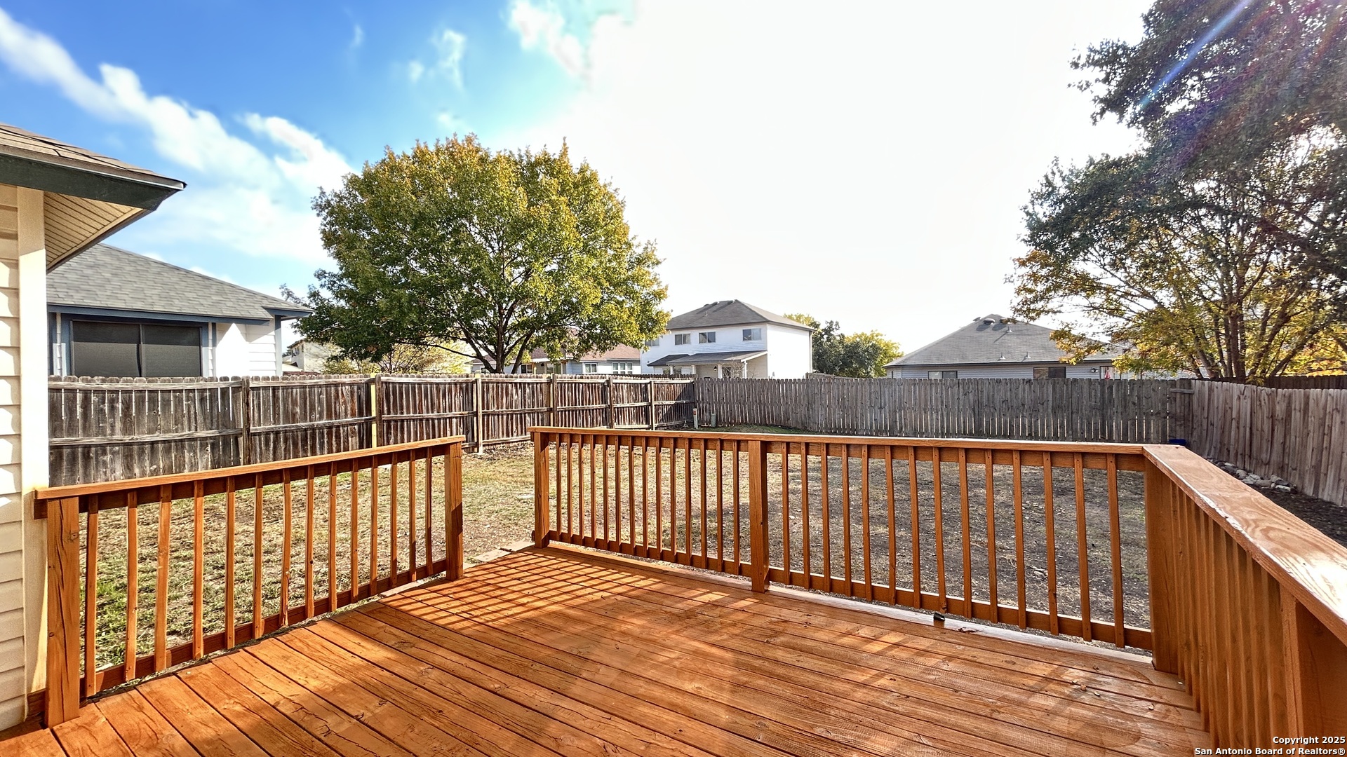 8018 Chestnut Gate Lane Converse, TX 78109 - Photo 32 of 38 a view of balcony with wooden floor