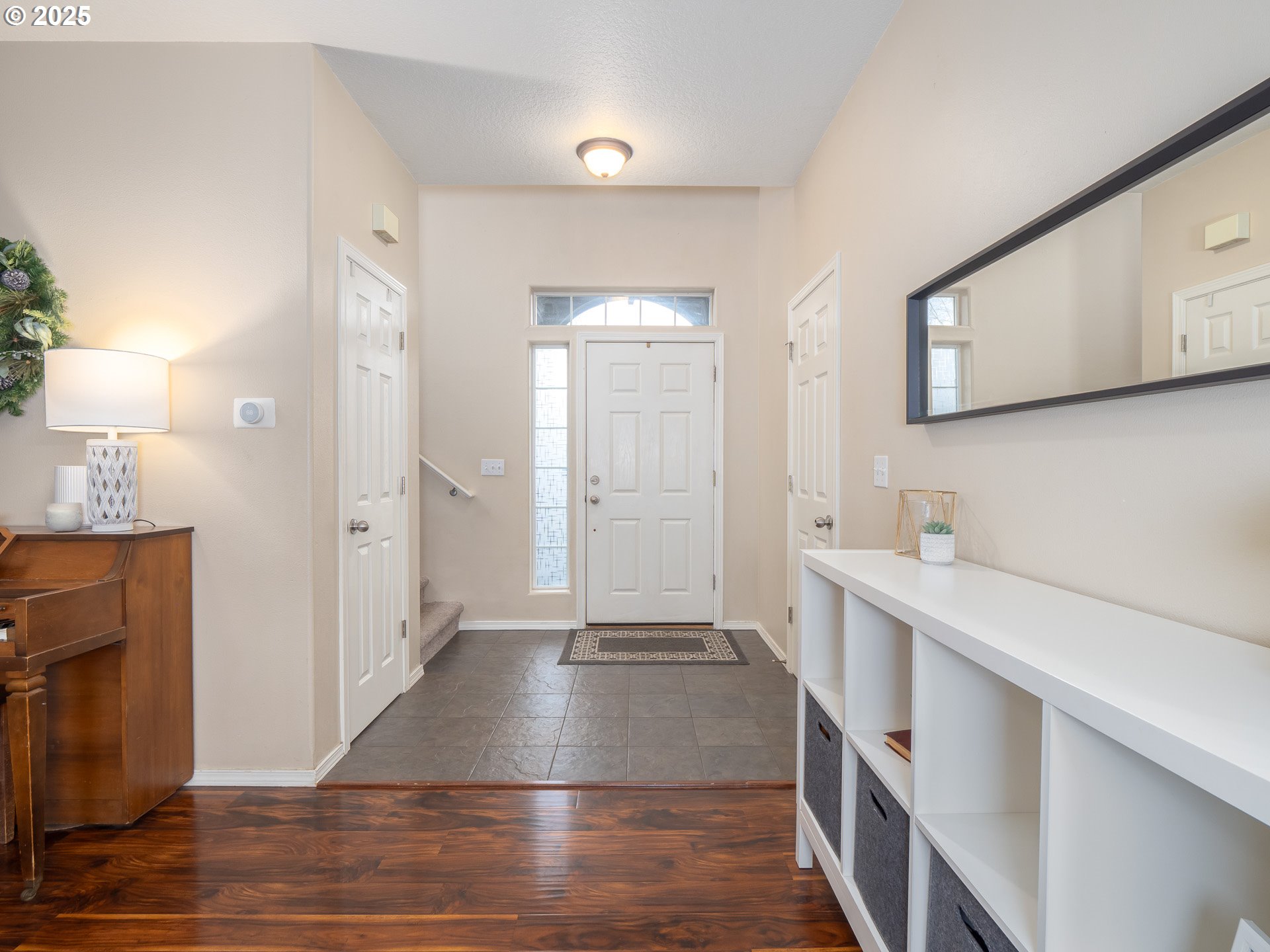 121 Burl Street Newberg, OR 97132 - Photo 3 of 48 a bathroom with a sink and a mirror
