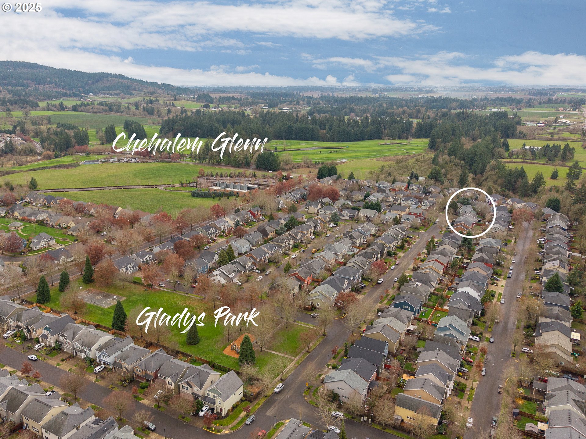 121 Burl Street Newberg, OR 97132 - Photo 43 of 48 a view of a street with a big yard
