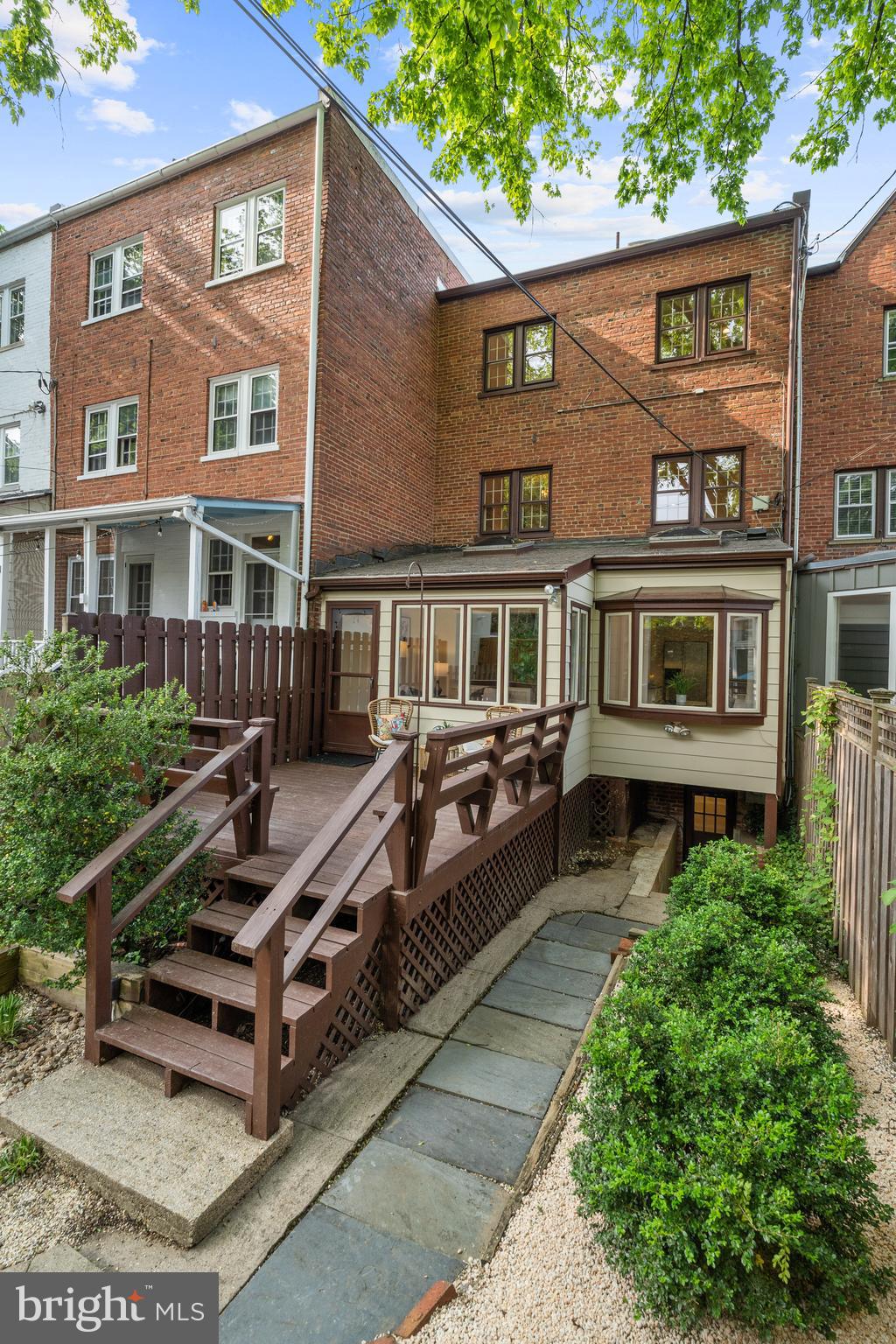 4416 Q Street Northwest Washington, DC 20007 - Photo 32 of 38 Rear exterior