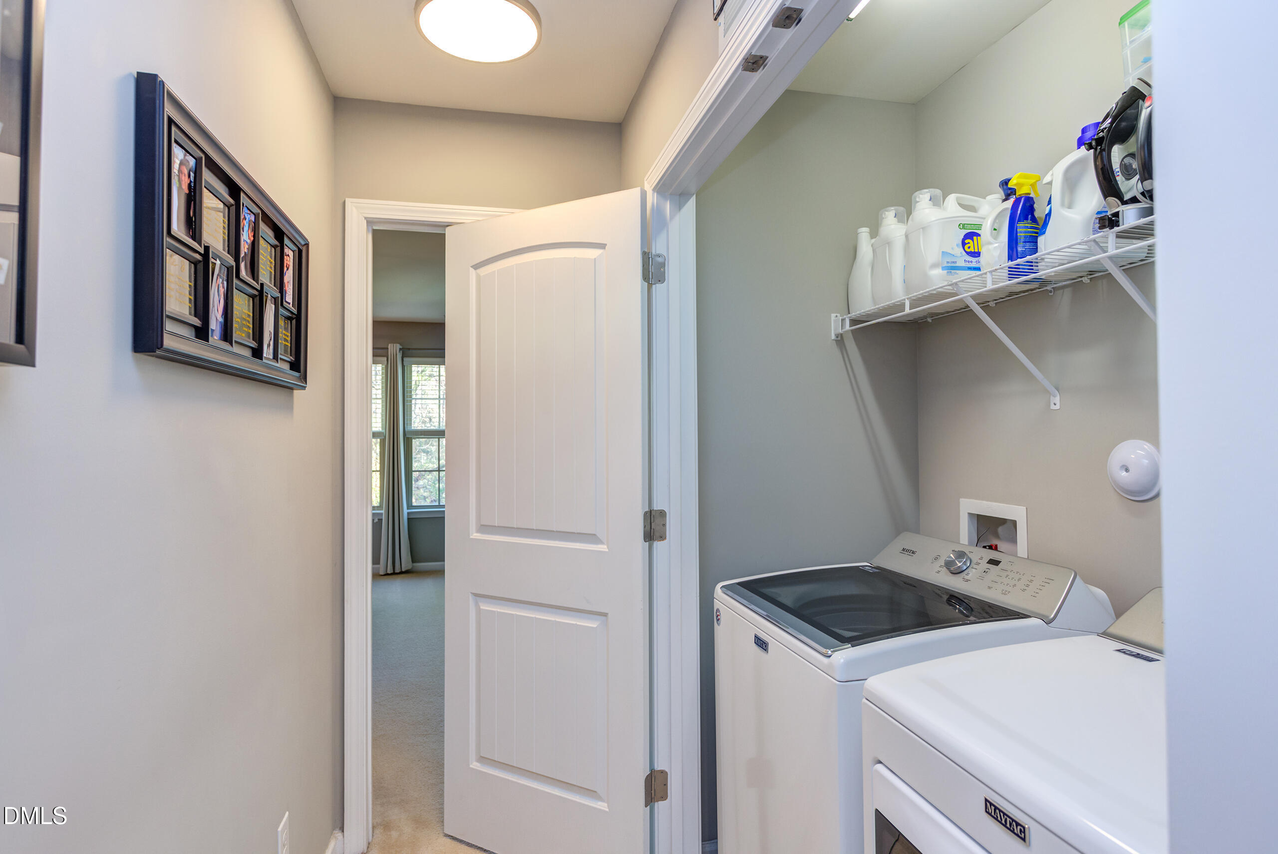1434 Chatuga Way Wake Forest, NC 27587 - Photo 15 of 29 a utility room with dryer and washer