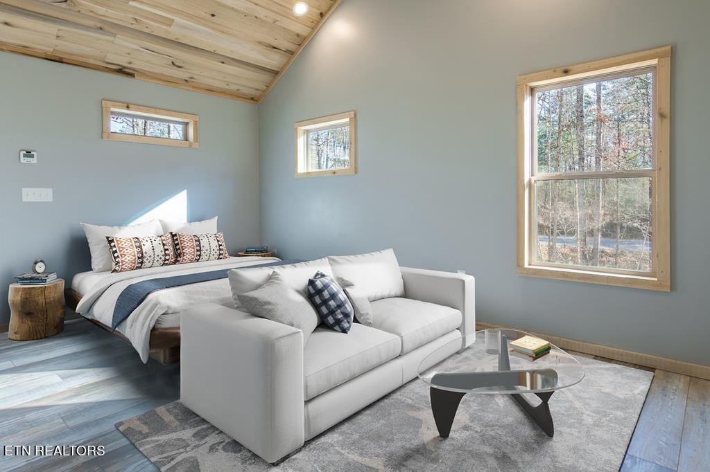 10795152 Shell Mountain Road Sevierville, TN 37876 - Photo 11 of 30 a bed room with a bed and a couch