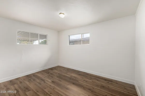 wooden floor in an empty room