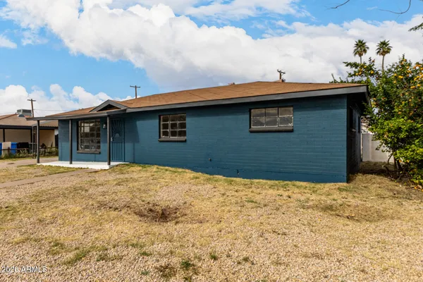 a house with a outdoor space