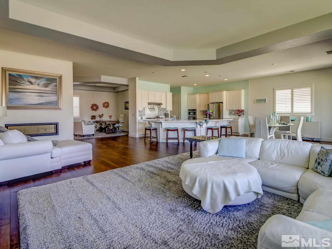 2020 Blue Boy Lane Reno, NV 89521 - Photo 11 of 20 a living room with furniture and kitchen view