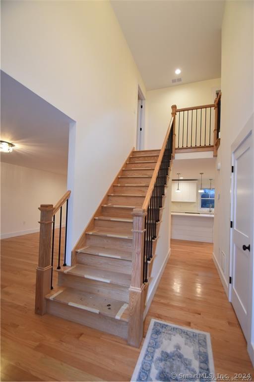 Mile Hill Road Tolland, CT 06084 - Photo 18 of 32 a view of entryway and hall with wooden floor