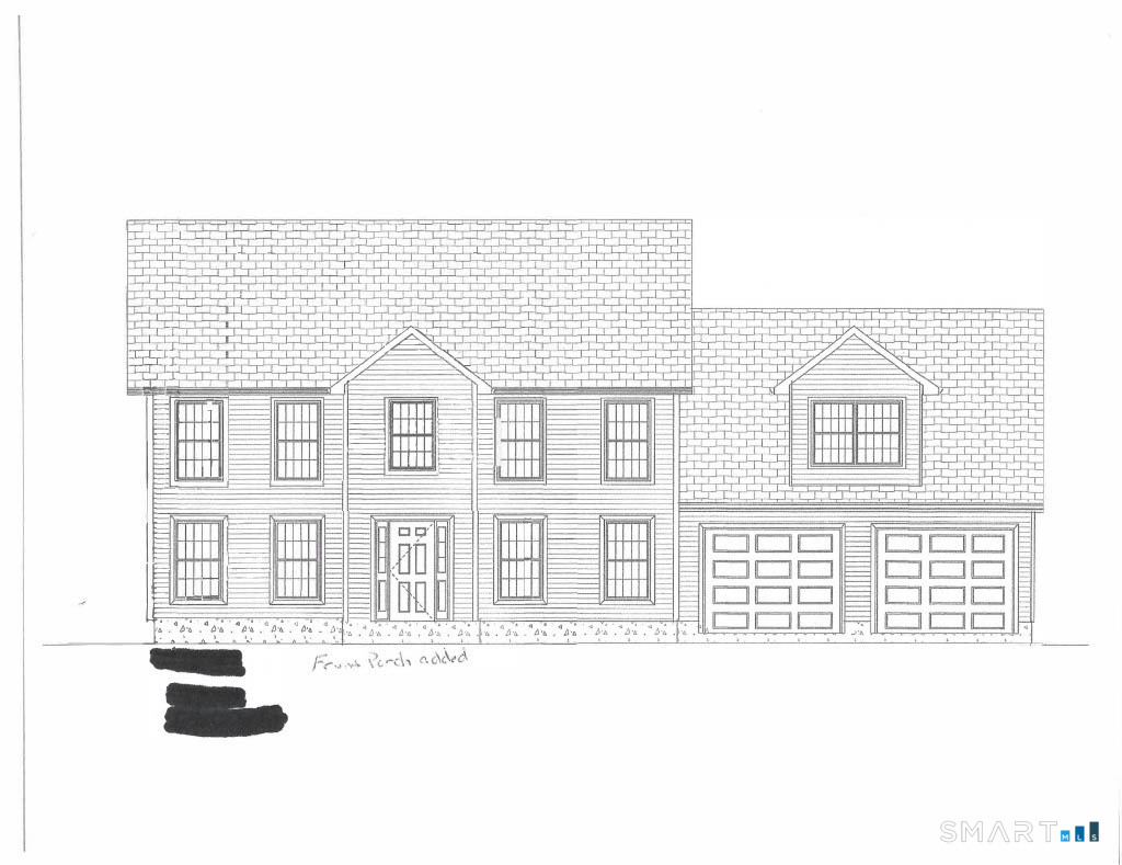 Mile Hill Road Tolland, CT 06084 - Photo 2 of 32 a black and white photo of a floor plan