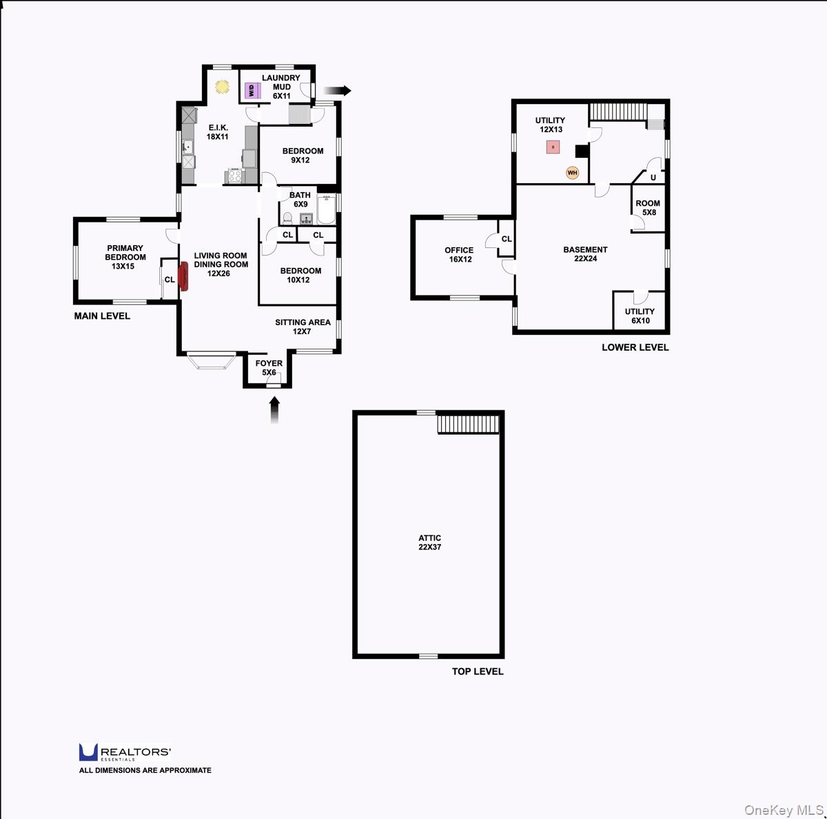 2016 Abbot Avenue Merrick, NY 11566 - Photo 26 of 26 a picture of a floor plan