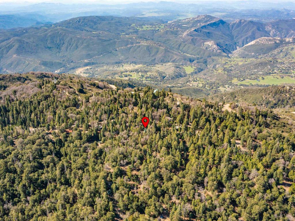 21868 Crestline Road Palomar Mountain, CA 92060 - Photo 26 of 26 a view of aerial view of a house with a yard