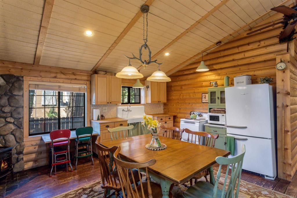 21868 Crestline Road Palomar Mountain, CA 92060 - Photo 10 of 26 a dining room with furniture and window