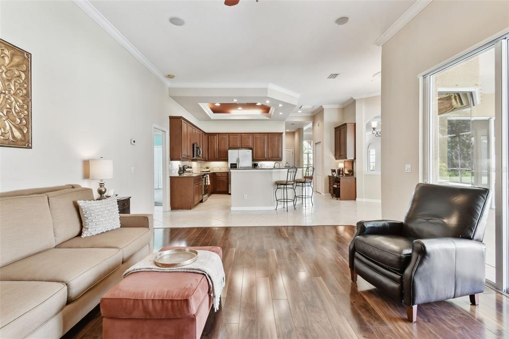 9008 Brookfield Terrace Bradenton, FL 34212 - Photo 20 of 81 a living room with furniture and a couch