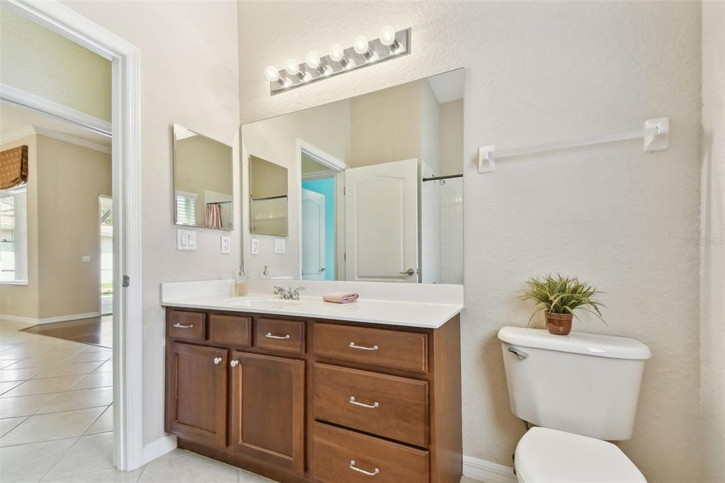 9008 Brookfield Terrace Bradenton, FL 34212 - Photo 33 of 81 a bathroom with a toilet a sink and a mirror