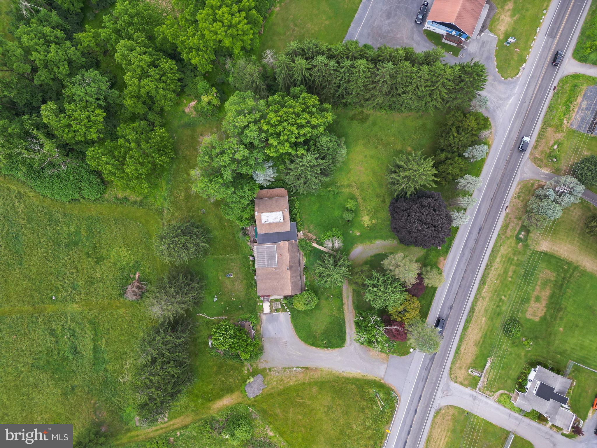 564 Blandon Road Fleetwood, PA 19522 - Photo 41 of 45 an aerial view of a house with a yard