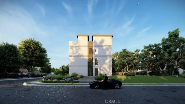 a view of garden with patio