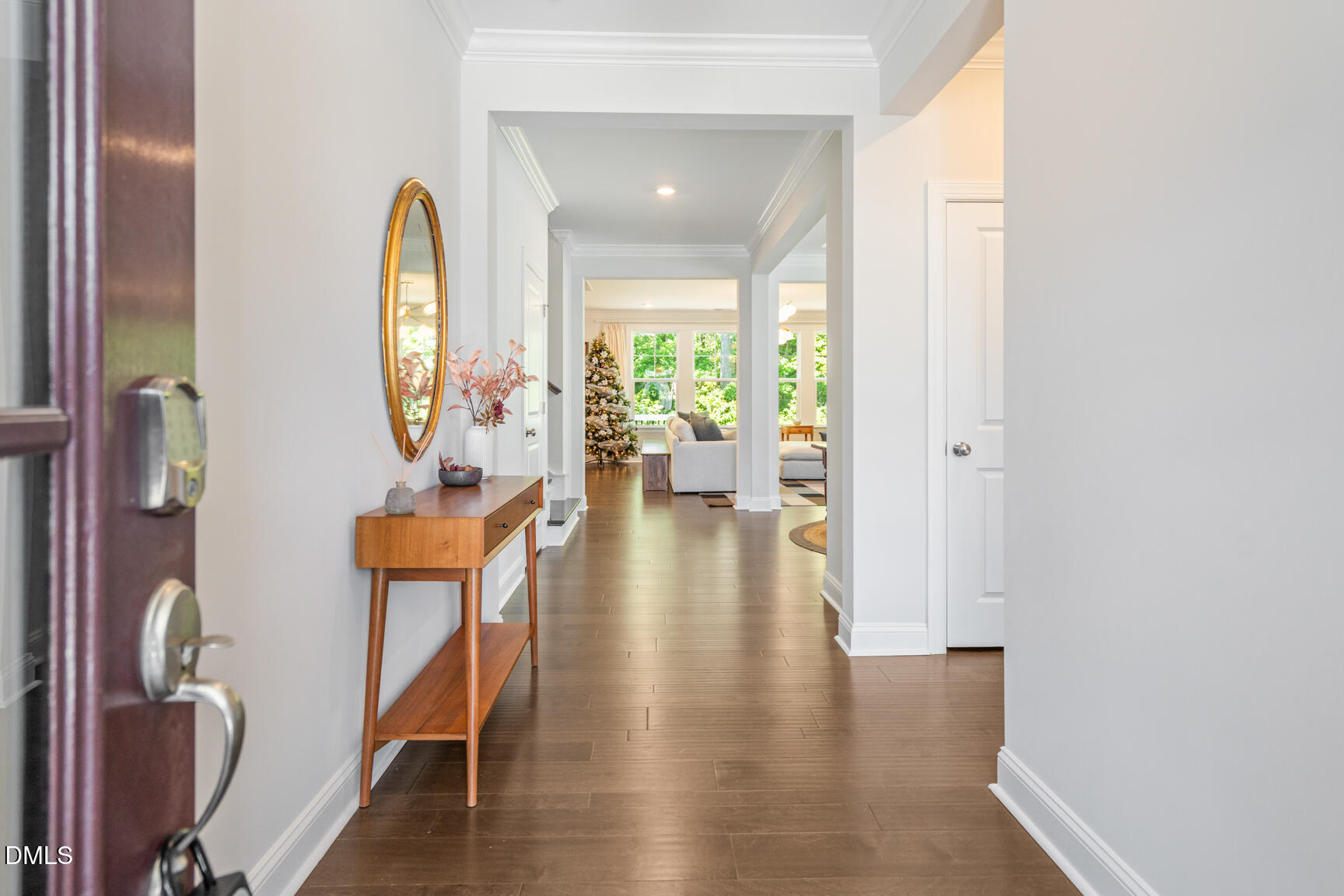 2966 Rise And Shine Road Apex, NC 27502 - Photo 8 of 61 wooden floor in a hall with a dining table & chairs