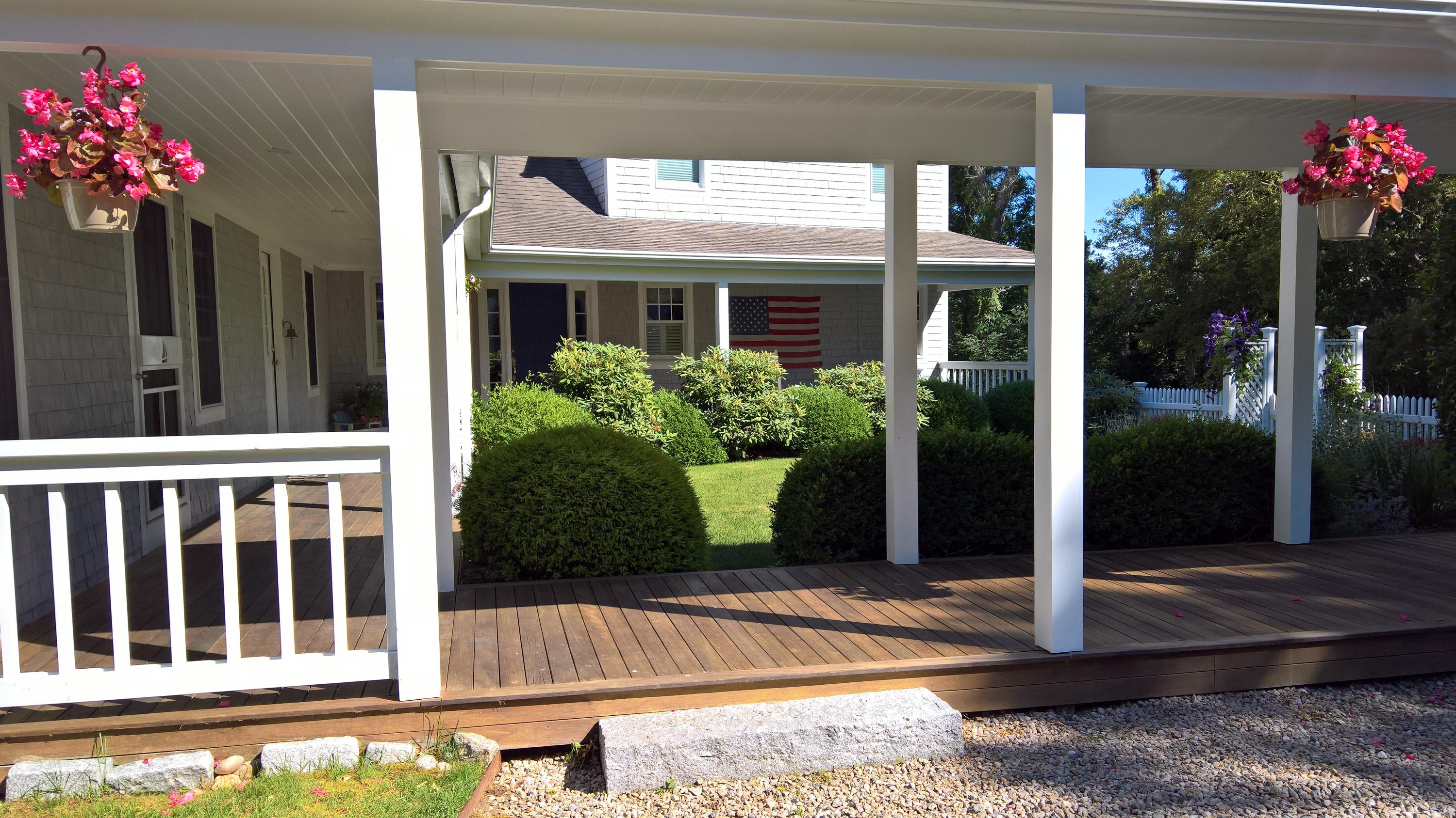 16 Thayer Lane Orleans, MA 02653 - Photo 27 of 35 a view of a house with a garden
