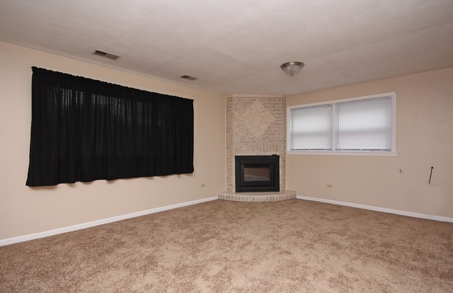 1269 East Street Crete, IL 60417 - Photo 10 of 24 a view of an empty room with a fireplace