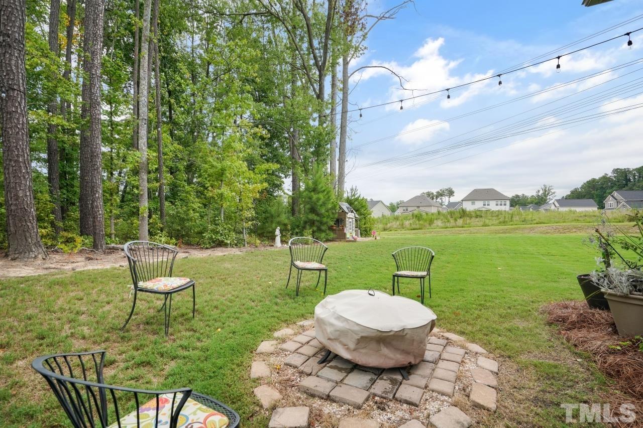 3373 Willow Green Drive Apex, NC 27502 - Photo 36 of 42 a garden view with a seating space