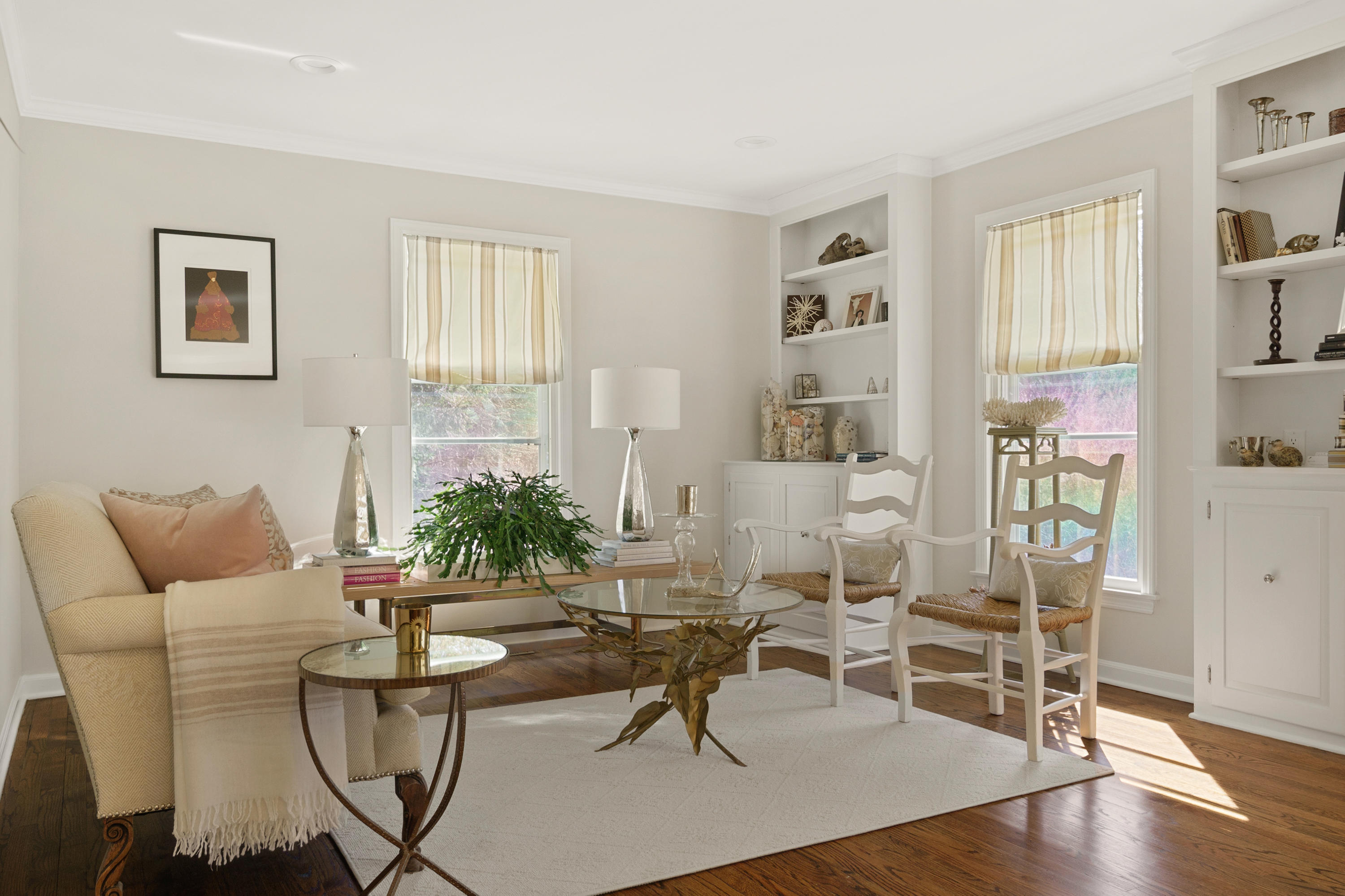 102 Ludlowe Road New Canaan, CT 06840 - Photo 12 of 42 a living room with furniture and wooden floor