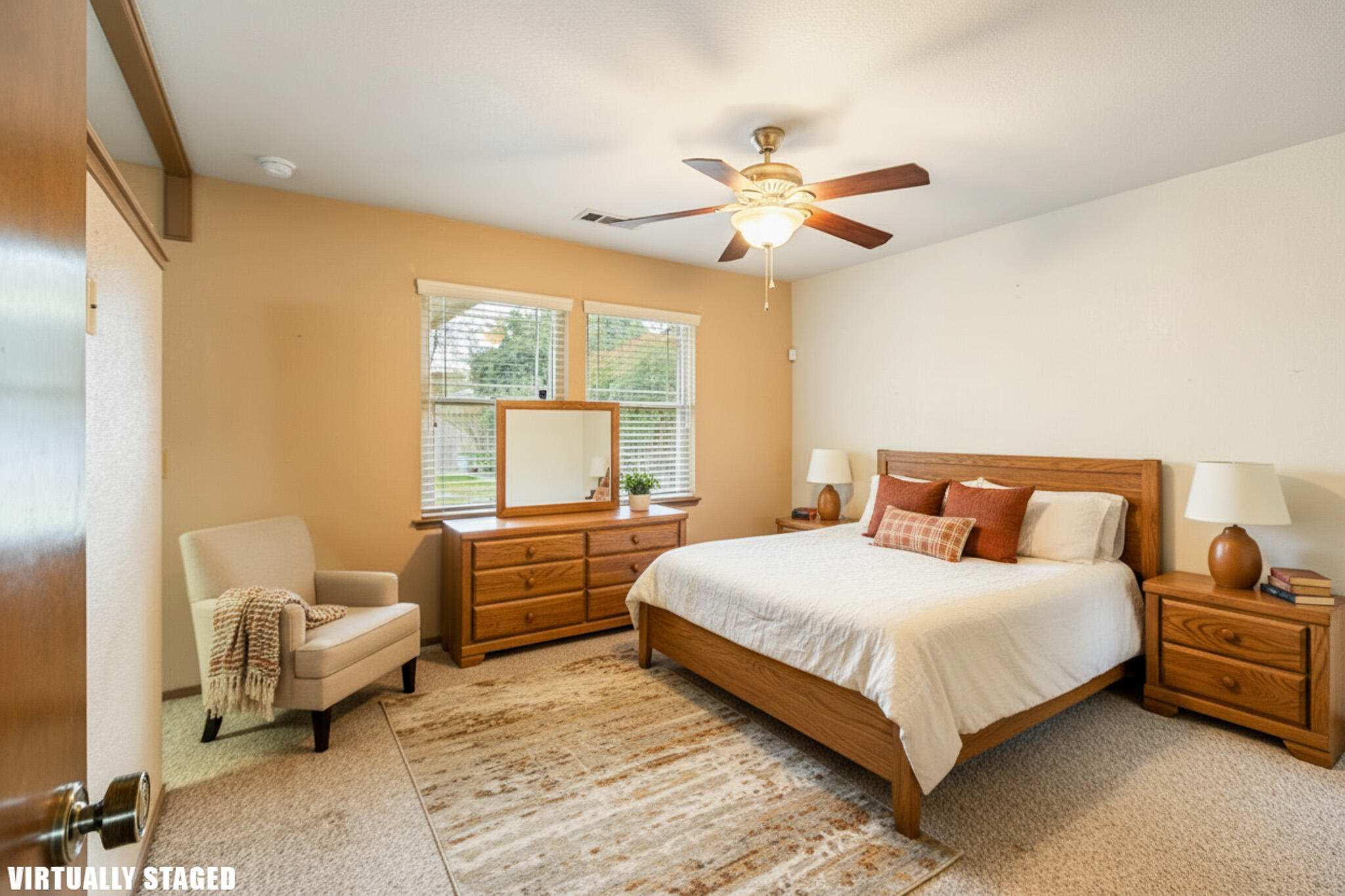 812 Woods Place Exeter, CA 93221 - Photo 22 of 47 19 Primary Bedroom - Virtually Staged-Ed