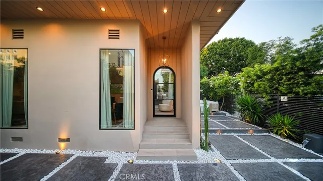 a view of pathway along with trees