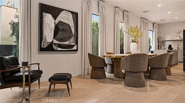 a room with furniture and a chair