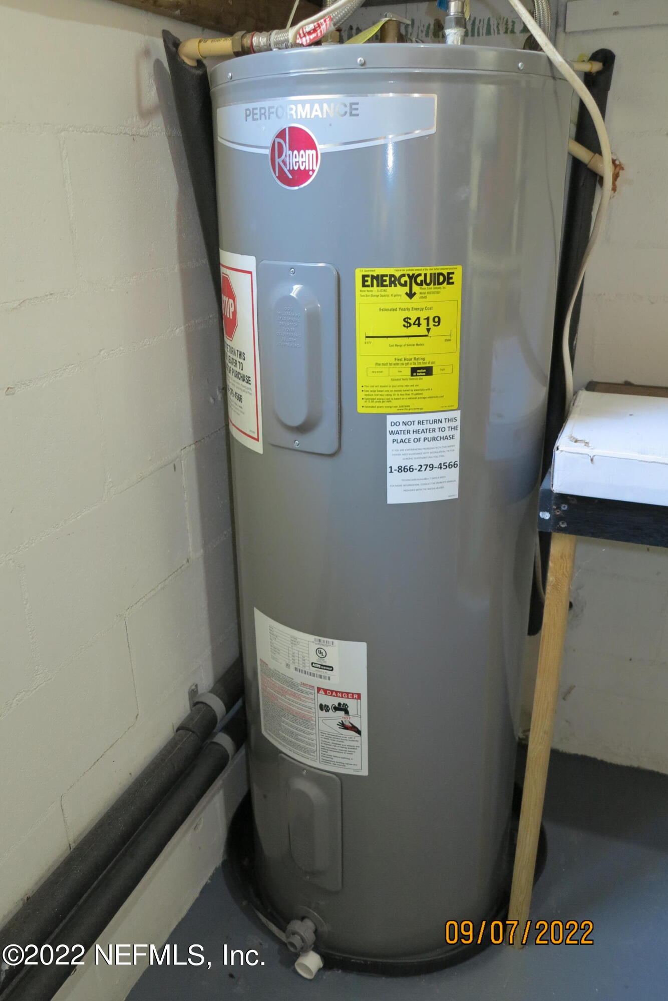 2448 Sam Road Jacksonville, FL 32216 - Photo 43 of 43 Rheem Water Heater