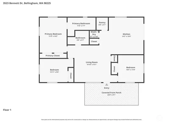 $629,000 | 3523 Bennett Drive, Bellingham, WA 98225