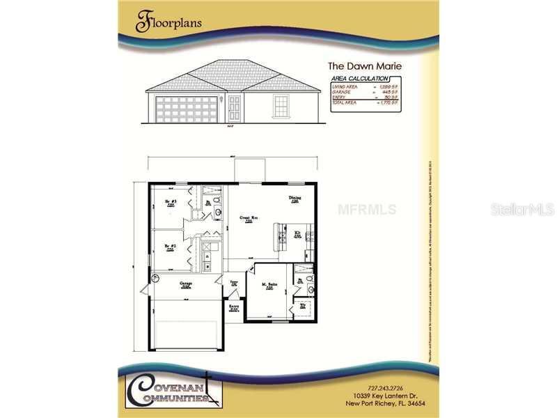 6223 9th Avenue New Port Richey, FL 34653 - Photo 1 of 1 1st Floor Plan