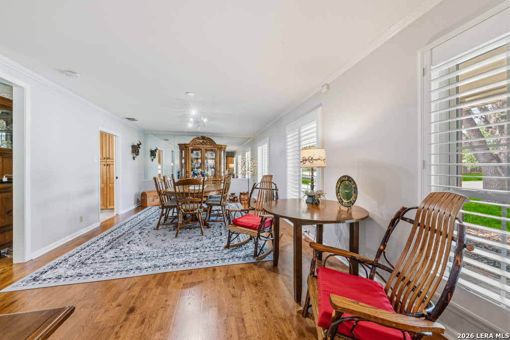 6022 Winding Ridge Drive Windcrest, TX 78239 - Photo 14 of 31 a living room with furniture and wooden floor